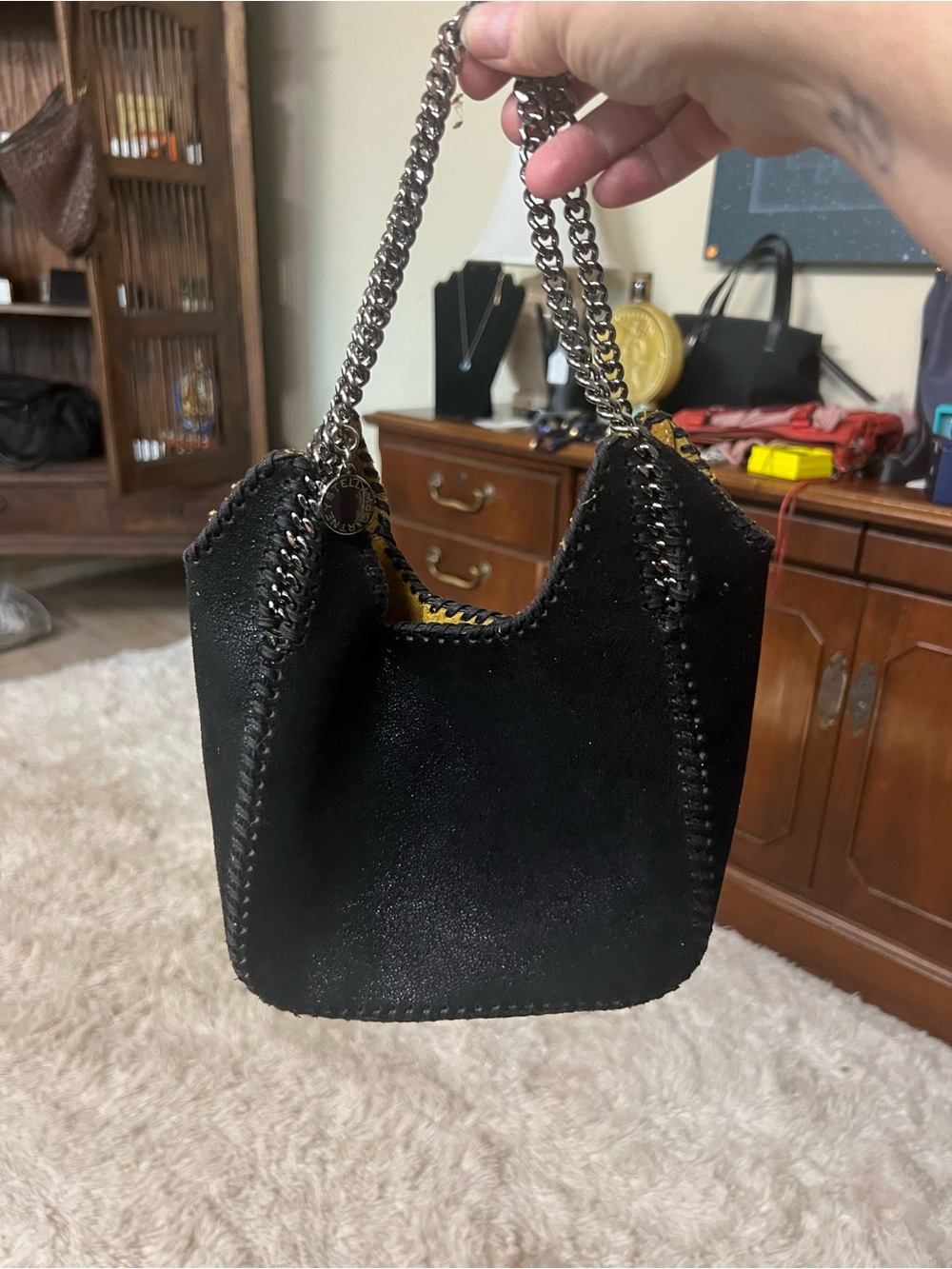 Stella McCartney Falabella Tote with Silver Chain Handles